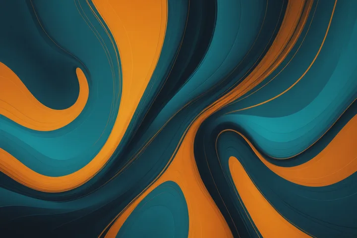 Abstract visualization of claim rejection risk scoring with amber and teal zones